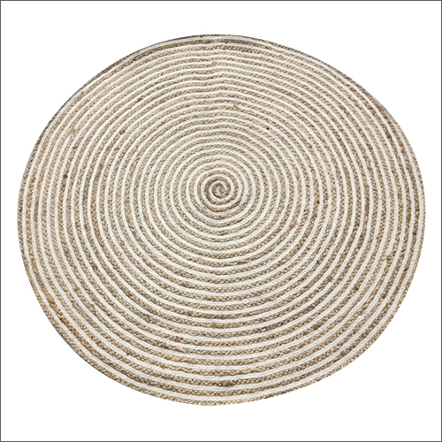 Round Design  Jute Braided Carpets (2)