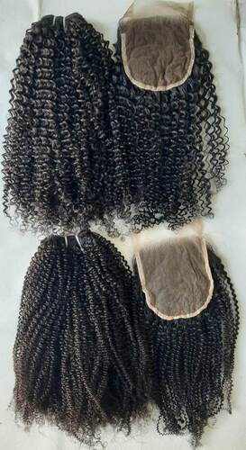 Kinky Curly Human Hair Extensions