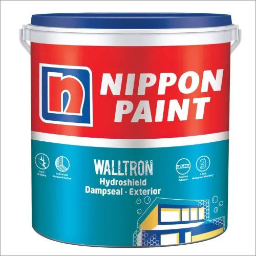 Liquid 4 L Nippon Walltron Hydroshield Dampseal Exterior Elastomeric Coating