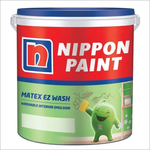 Liquid 4 L Nippon Matex Ez Wash Washable Interior Emulsion