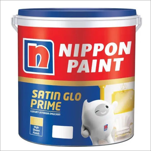 Liquid 10 L Nippon Paint Satin Glo Prime Luxury Interior Emulsion