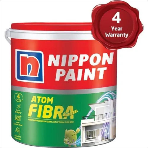 1 L Nippon Paint Atom Fibra 2-In-1 Interior And Exterior Emulsion