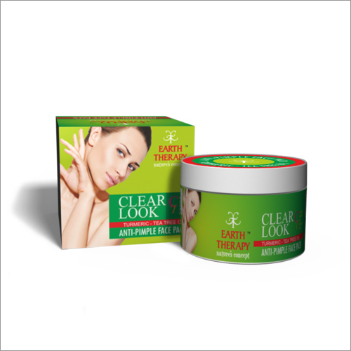 Anti-Pimple Anti-Acne Face Pack with Turmeric And Tea Tree Oil