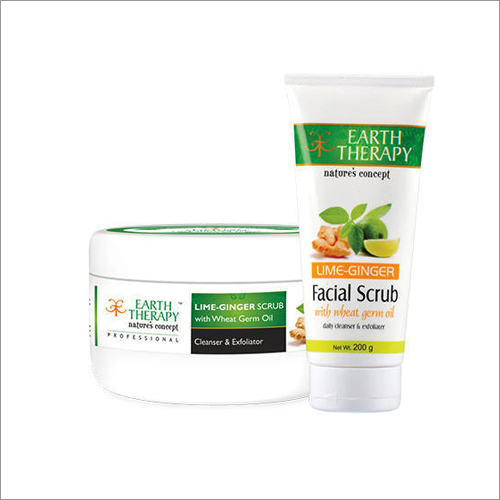 Lime-Ginger Herbal Face Scrub