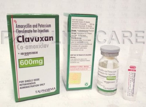 Liquid Amoxicillin And Potassium Clavulanate For Inj CLAVUXAN 600MG