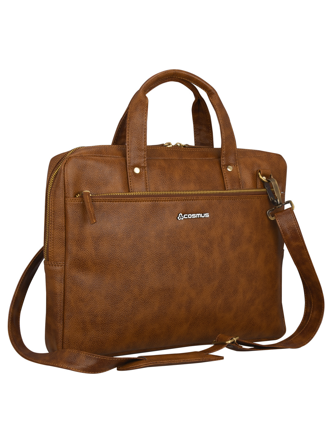 15.6 inches Laptop Messenger Bag Cosmus Scarlett Brown