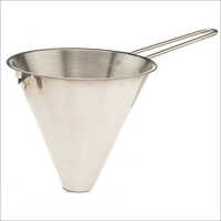 Industrial Stainless Steel Funnel - Grade 304, Conical Shape , Silver Color, Powder Coated Finish For Industrial Applications