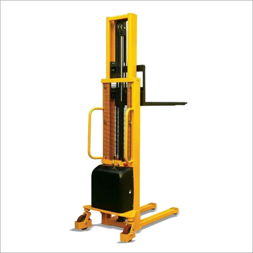 Yellow And Black Electric Stacker