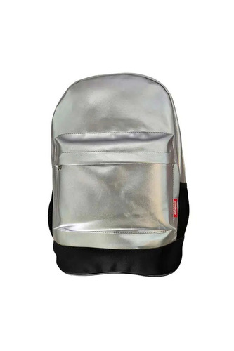 Black Leatherette Laptop Backpacks