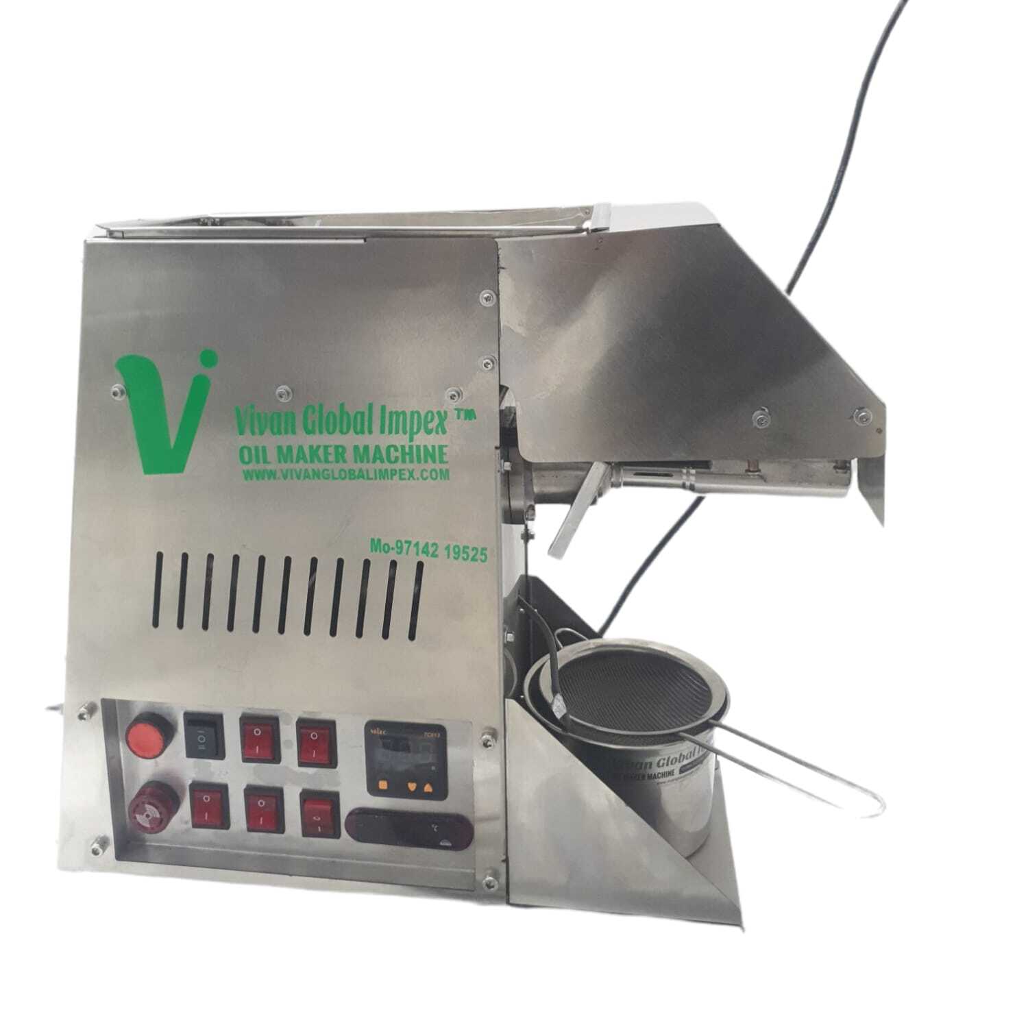 Multi Seed Commercial Oil Extraction Machine  8 kg hr