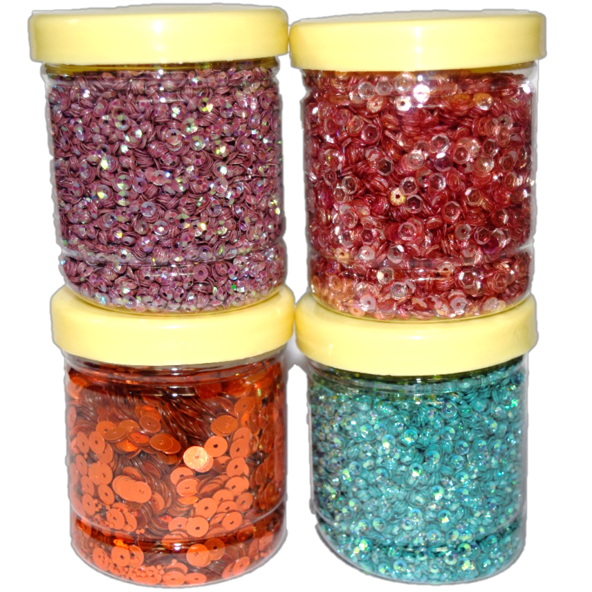 Plastic Ring Sequins - Color: Different Available