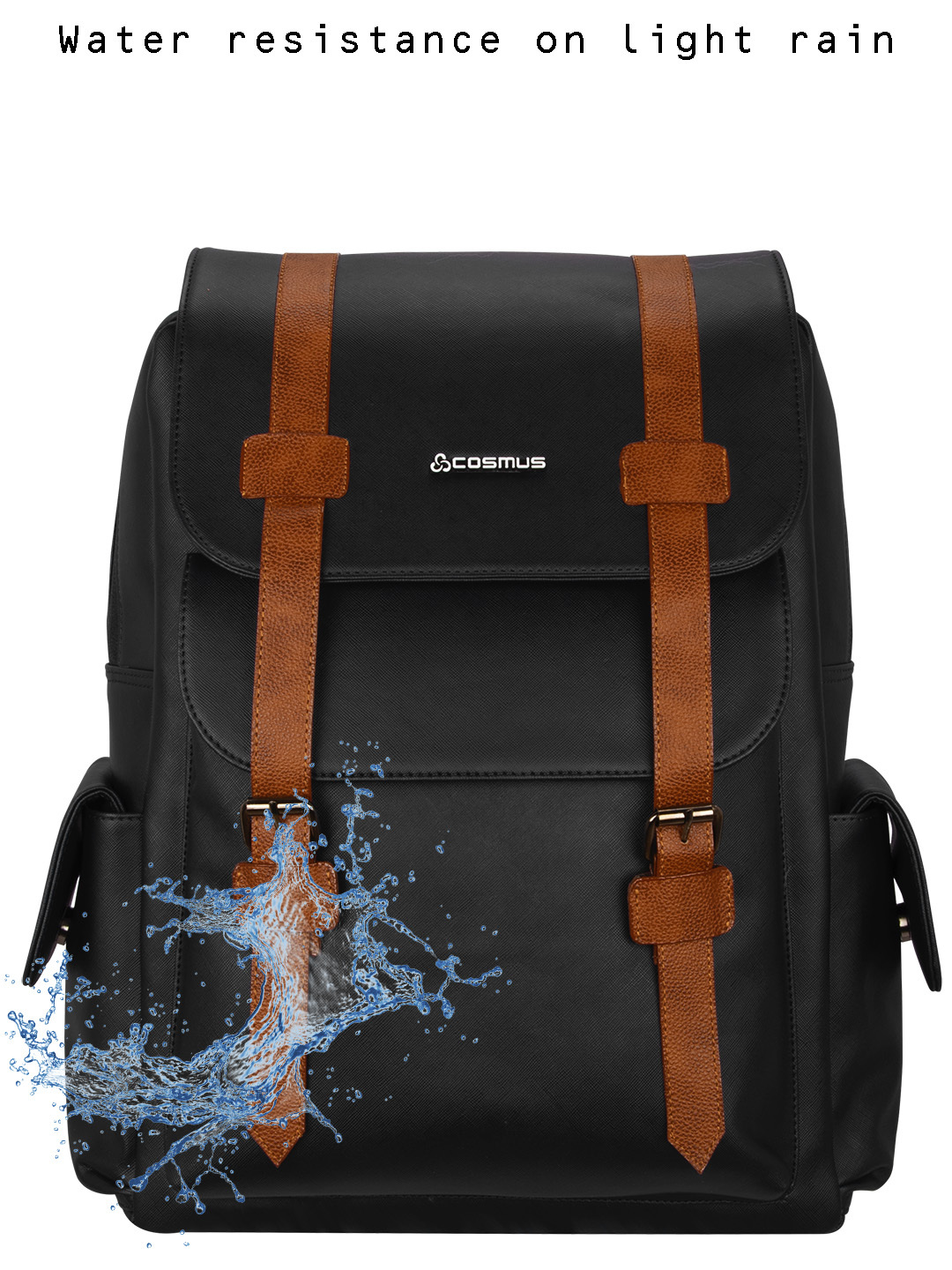 15.6 inch Laptop Backpack Cosmus Jackson Black