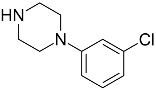 1-(3-chlorophenyl) piperazine