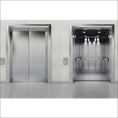 Stainless Steel Commercial Elevator Usage: For Passengers Loading