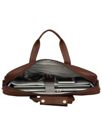 PU Leather Messenger Office Bag Cosmus Signet Brown