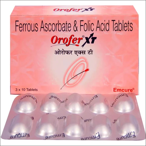 Ferrous Ascorbate And Folic Acid Tablets General Medicines