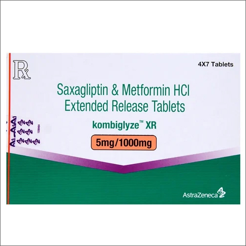 5 mg and 1000 mg Saxagliptin And Metformin HCL Extended Release Tablets