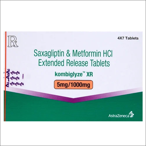 5 mg and 1000 mg Saxagliptin And Metformin HCL Extended Release Tablets