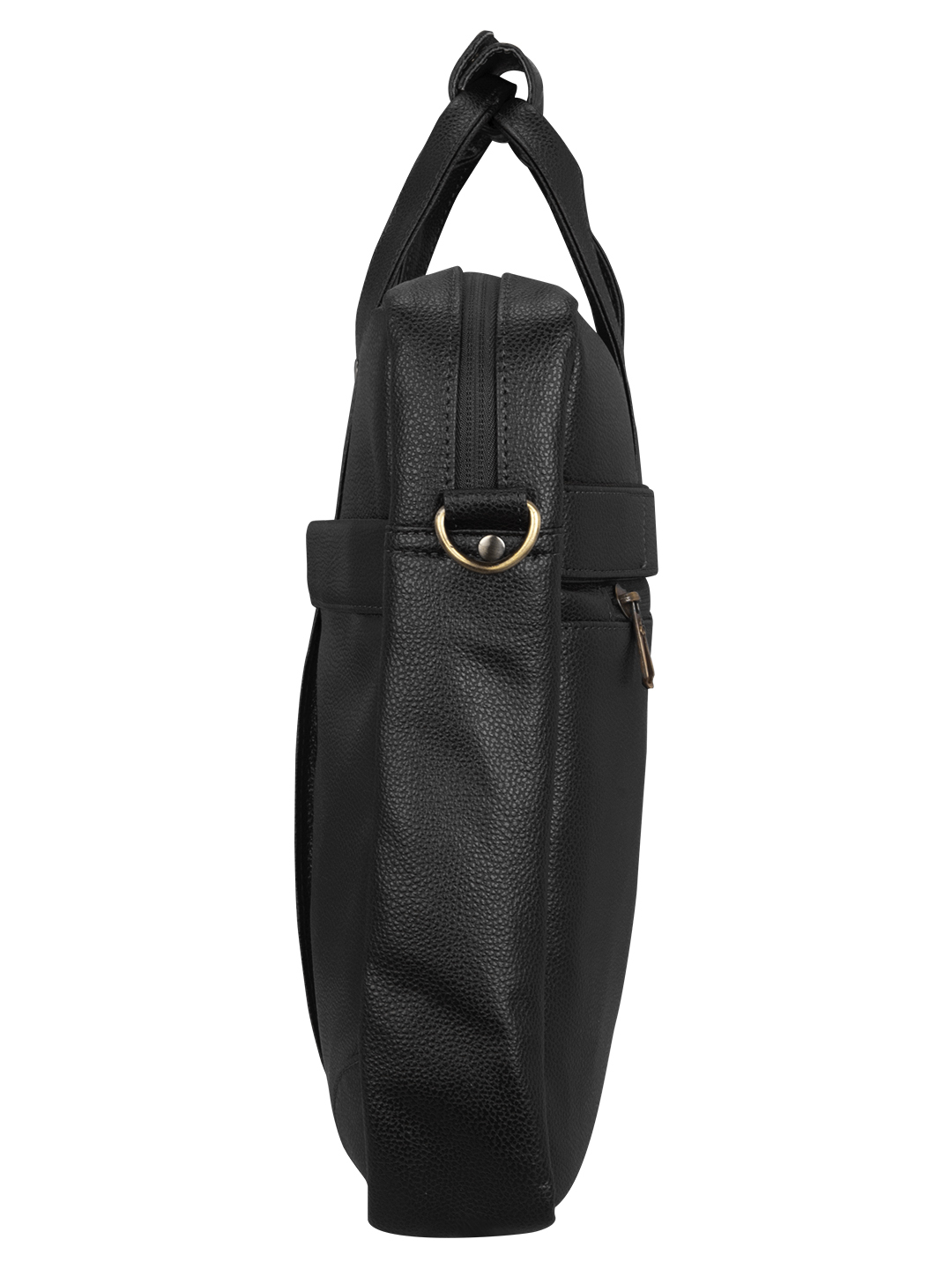 PU Leather Laptop Messenger Office Bag Cosmus Signet Black