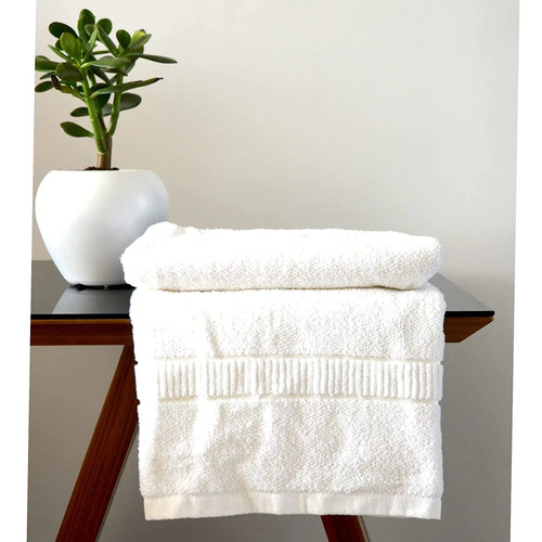 No Harmful Effects White Strips Turkish Design Towel