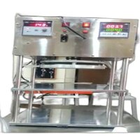 Stainless Steel Pneumatic Heat Sealing Machine - Accuracy: 100  %