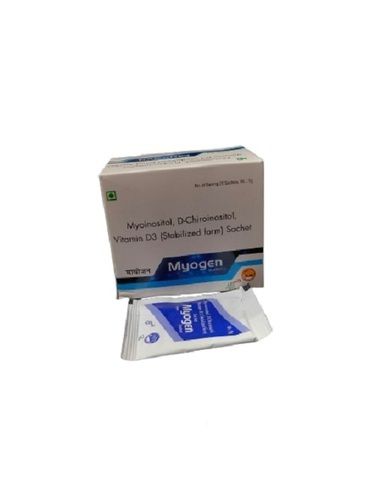 Myo Inositol 2gm D-Chiroinositol 50mg Vitamin D3 Sachet (Myogen Sachet)