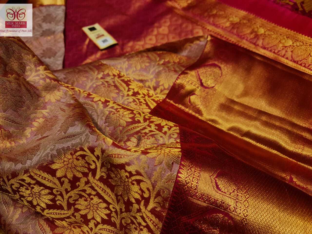bridal wear silk saree beautiful shades