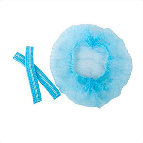 Blue Disposable Non Woven Cap