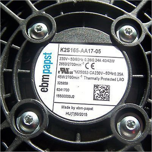 Black K2S165Aa1705 Ebm Cooling Fan