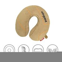 Elegant Fur Memory Foam Car Travel Pillow