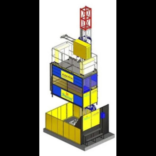 Passenger Cum Material Hoist - Smh 200l Spartan - Power Source: Electric