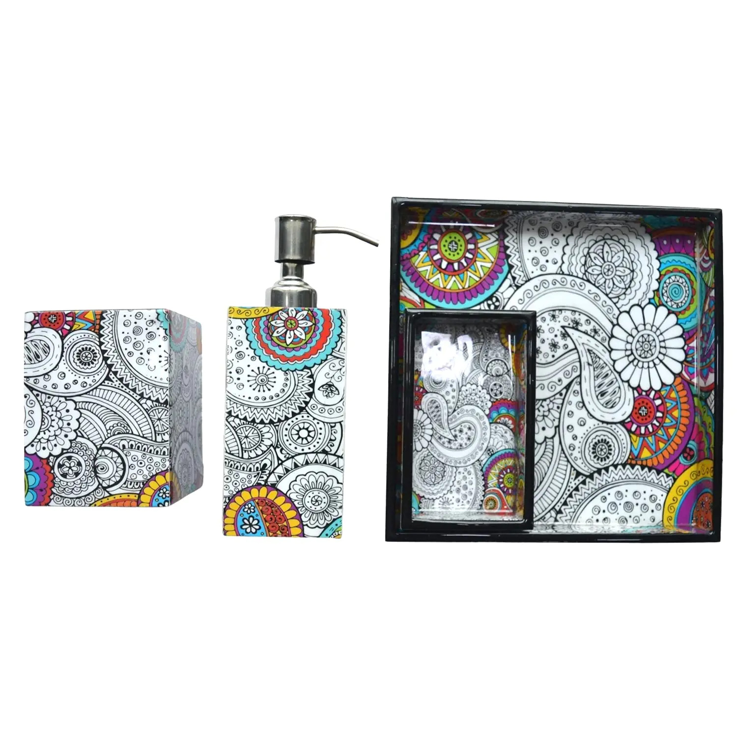 Bathroom Accessory Set Vibrant Design Premium Finish