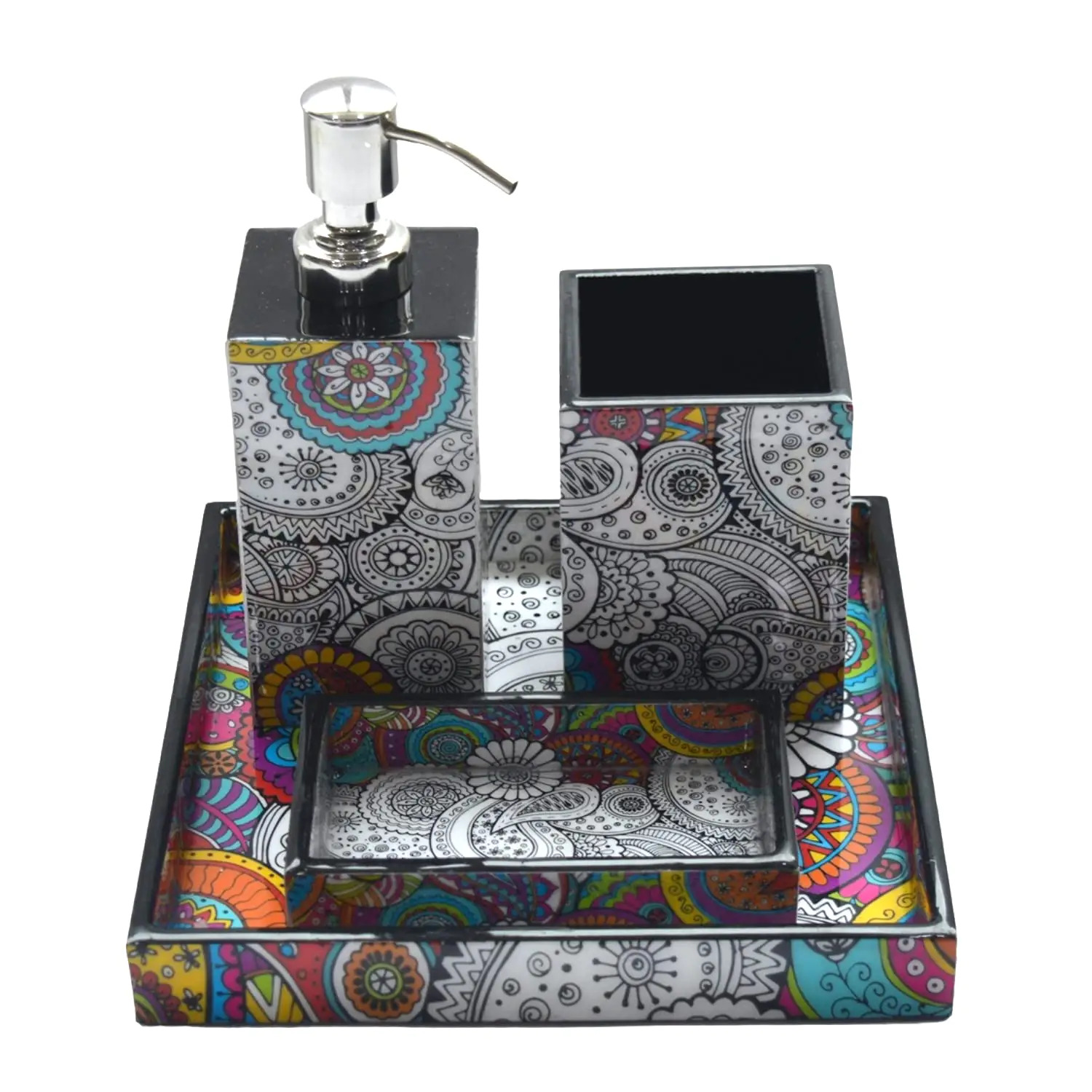 Bathroom Accessory Set Vibrant Design Premium Finish