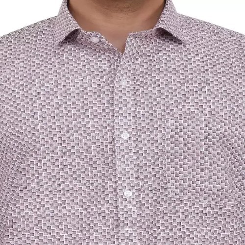 Regza Men Regular Fit Printed Formal Shirt
