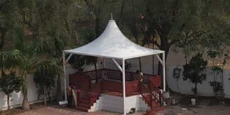 White Tensile Gazebo