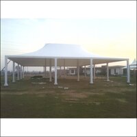 Gazebo Tensile Structure - Pvc Panel Design | White Color, 10-year Lifespan, Versatile Use For Carports, Warehousing, Sports Facilities, And More
