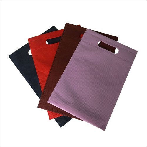 Non Woven Plain D Cut Bag - Style: With Handle