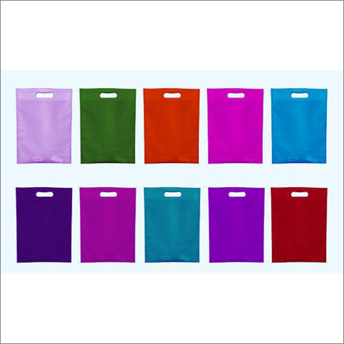 Multicolour Non Woven D Cut Bag - Style: With Handle