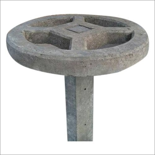 Dragon Cement Round Pole - Cement Material Polished Surface Treatment | Commercial Usage Quality Tested for Durability and Reliability