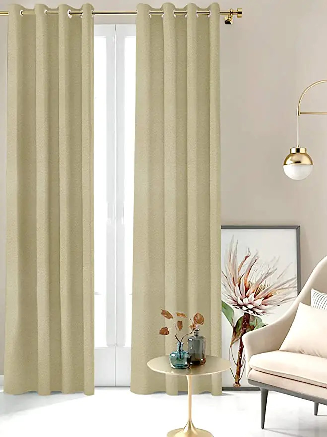 Plain Curtains for Door