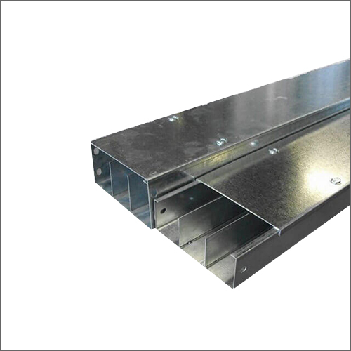 Metal Cable Raceway - Steel Material, Various Sizes Available , Silver Color, GI Galvanized Finish, Sturdy Design