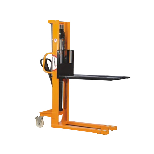 Manual Material Handling Pallet - High Load Bearing Capacity Durable Yellow Design - Easy to Operate Manual Power Source