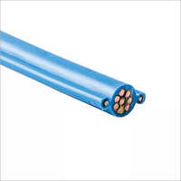 Round Pendant Cable - Armored Plastic, 1.5 Sq. Mm Size, Blue Color, 8 To 24 Core Options, 300/500v For Overhead Crane Use 