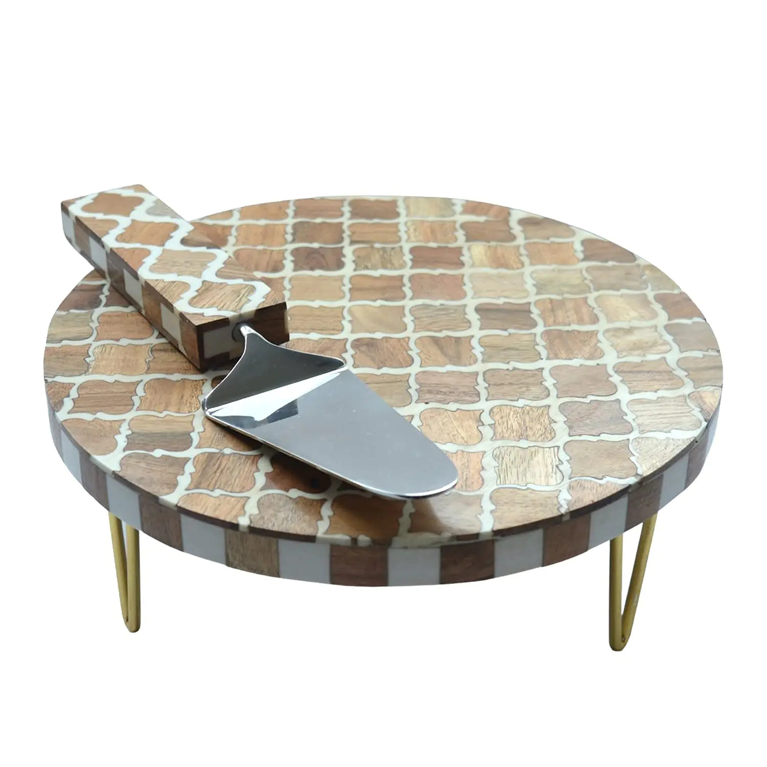 Butter Cream Colour Cake Stand