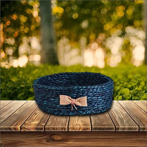 Handmade Blue Decorative  Basket