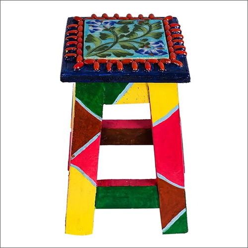 Small Colorful Wooden Stool