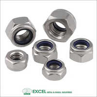 Self Locking Nuts - Stainless Steel, Different Sizes Available - Polished Surface For Industrial Usage