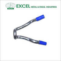 Stainless Steel Refractory Anchors - Stainless Steel, Various Sizes Available, Silver Color | Heat-resistant, Industrial Use, Plastic End Cups