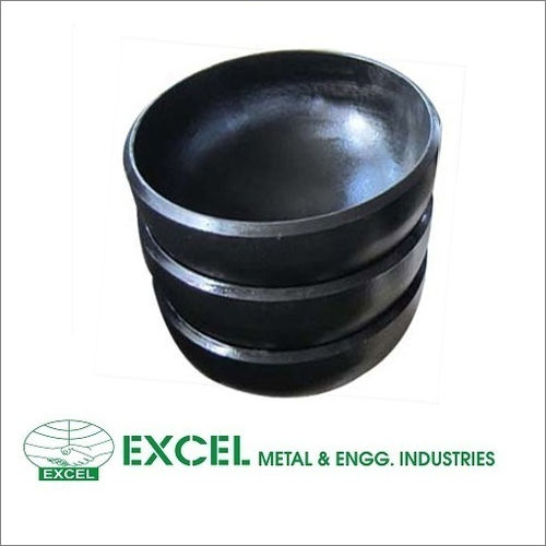 Black Carbon Steel Dish End Cap