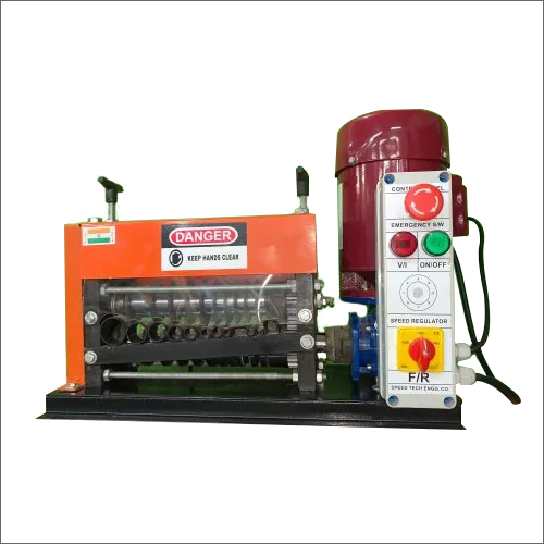 Single Phase Wire Stripping Machine - Stainless Steel, Industrial Use | Automatic, High Efficiency, PLC Controlled